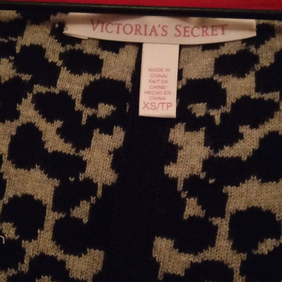 Victoria Secret Animal Print Sweater Dress - Picture 13 of 14